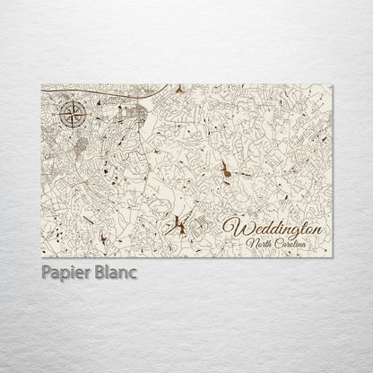 Weddington, North Carolina Street Map