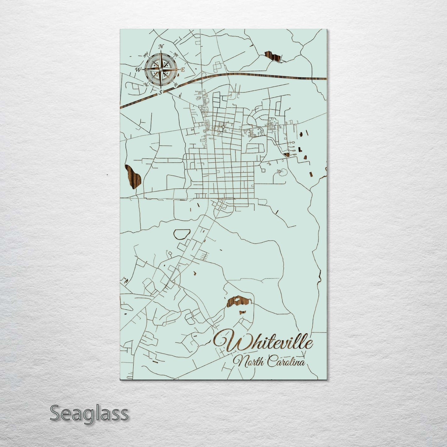 Whiteville, North Carolina Street Map