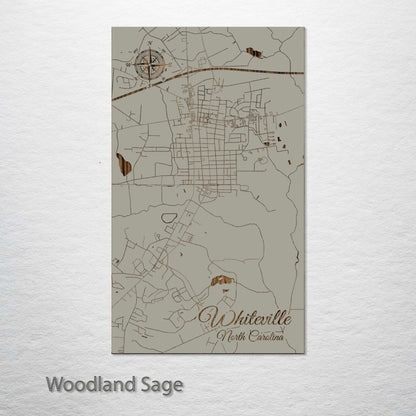 Whiteville, North Carolina Street Map