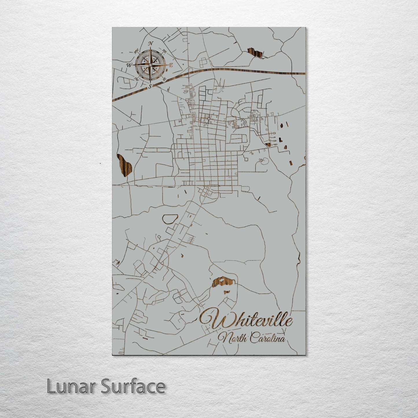 Whiteville, North Carolina Street Map