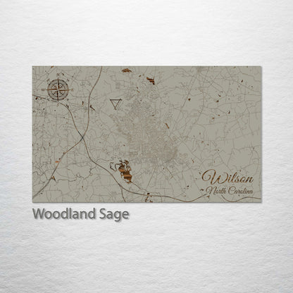 Wilson, North Carolina Street Map