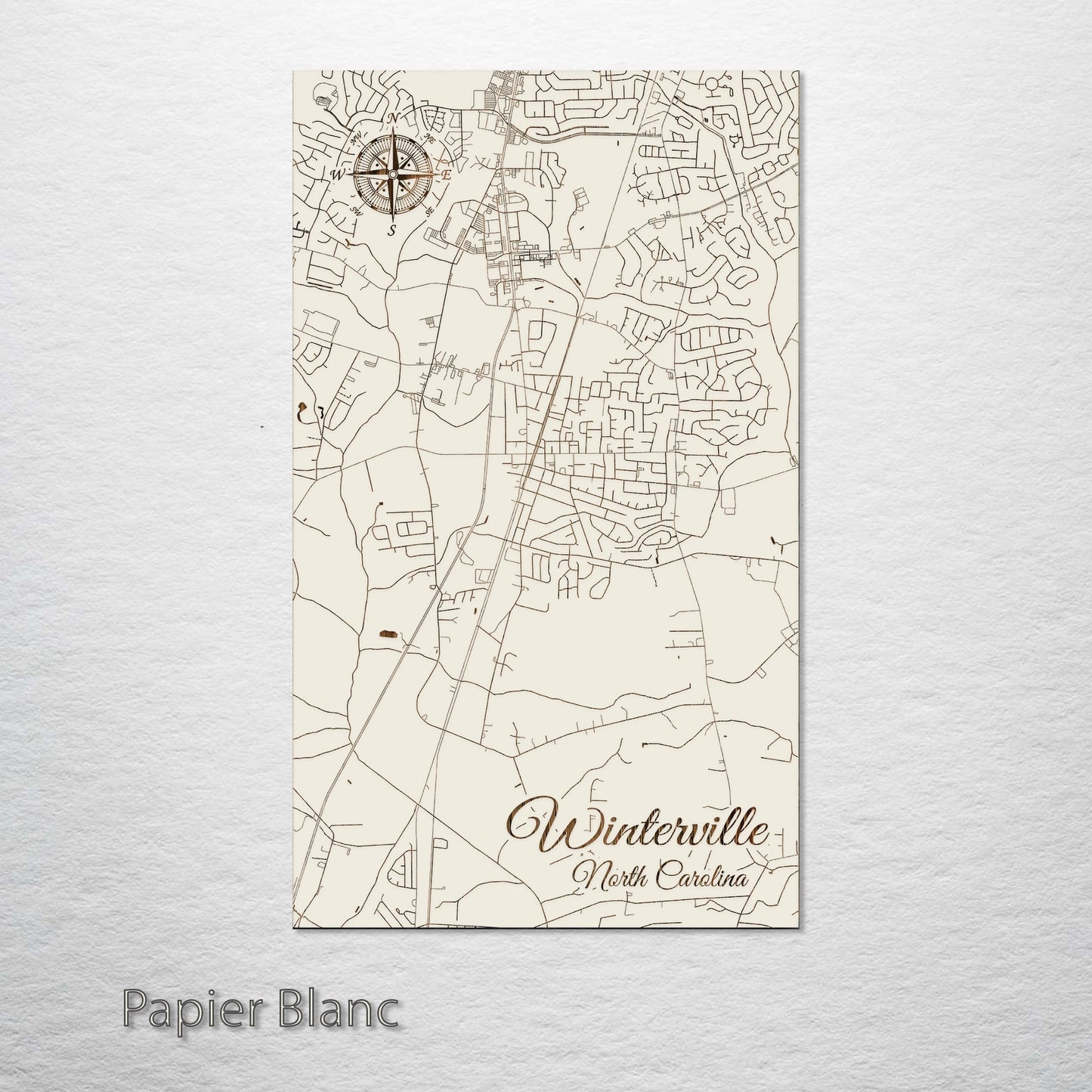 Winterville, North Carolina Street Map