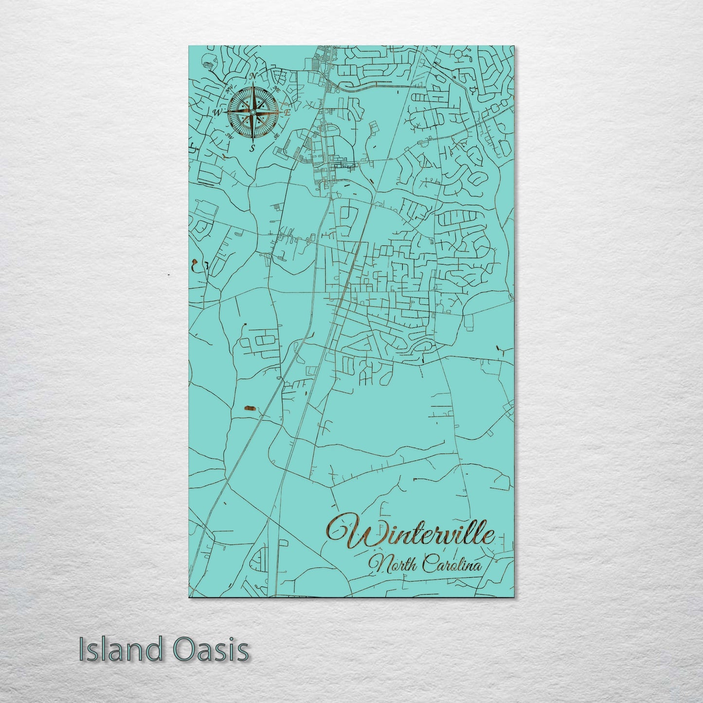 Winterville, North Carolina Street Map