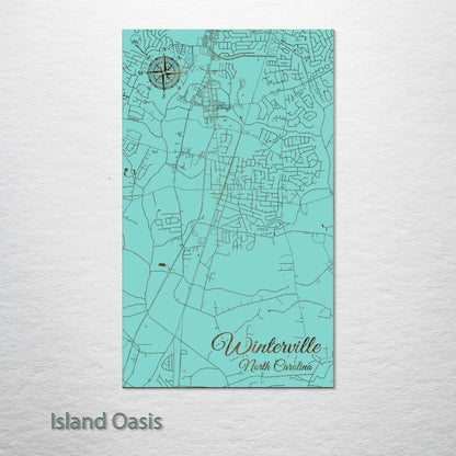 Winterville, North Carolina Street Map