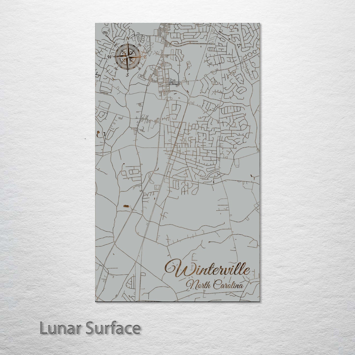 Winterville, North Carolina Street Map