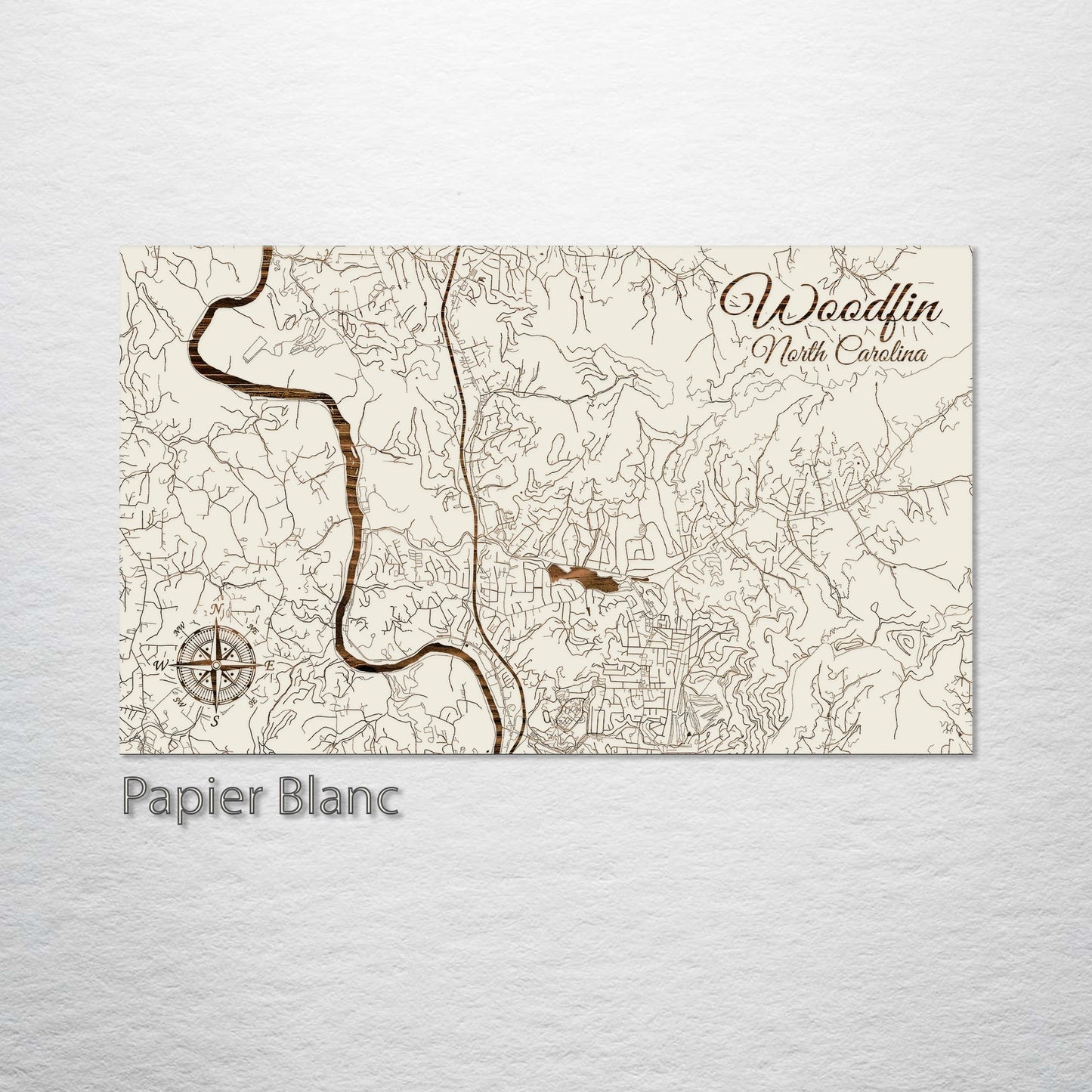 Woodfin, North Carolina Street Map