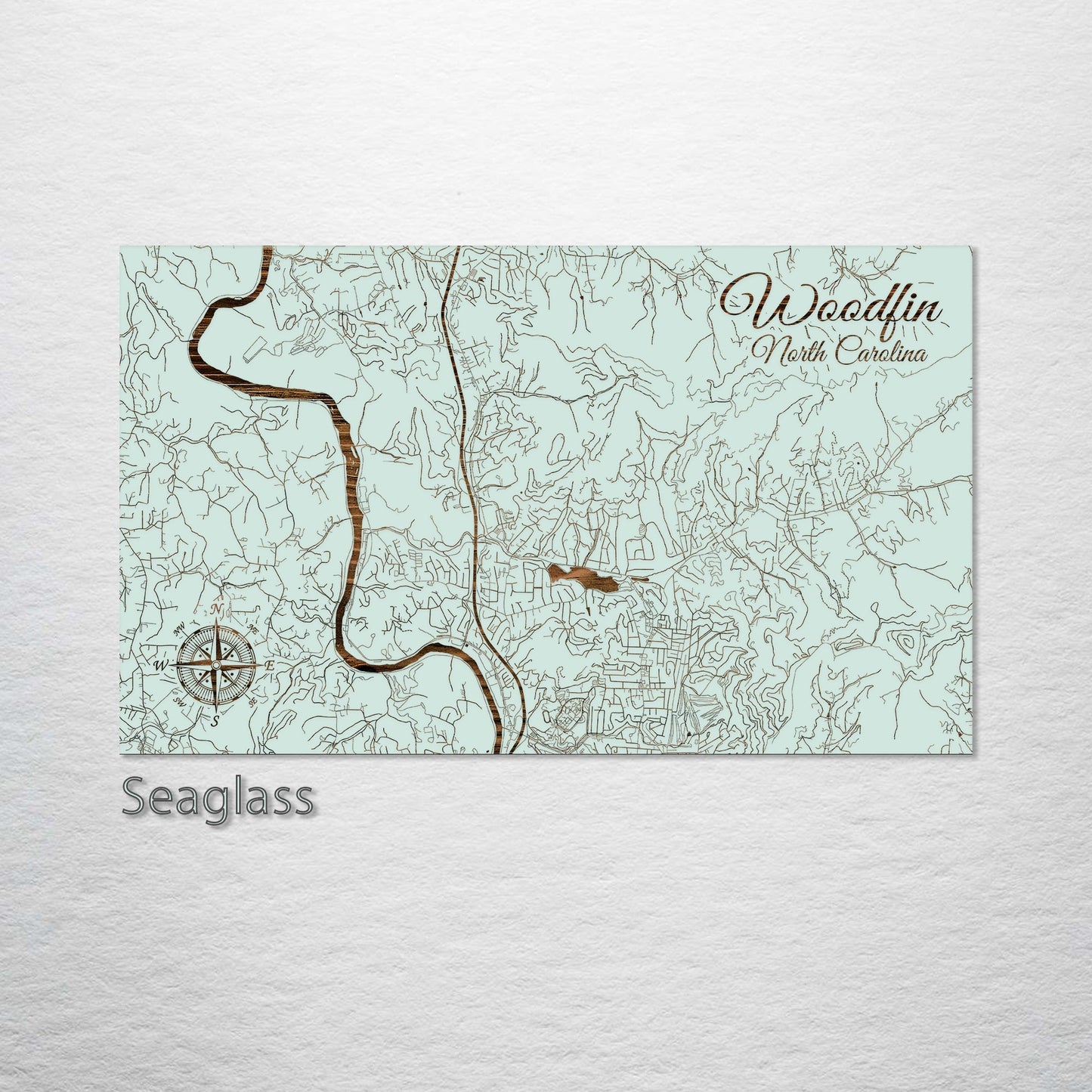 Woodfin, North Carolina Street Map