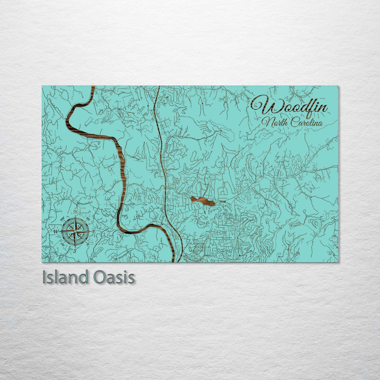 Woodfin, North Carolina Street Map