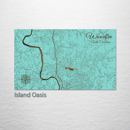 Woodfin, North Carolina Street Map