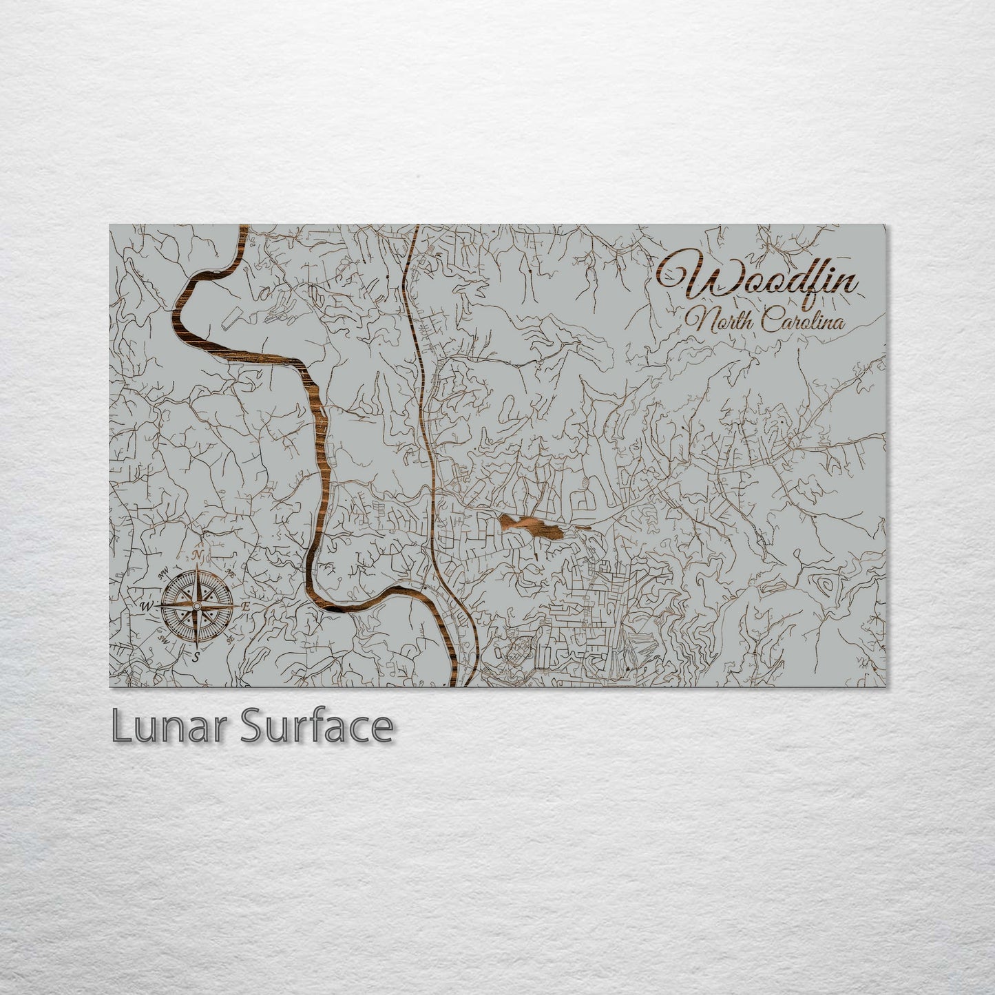 Woodfin, North Carolina Street Map