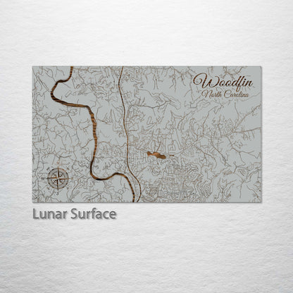 Woodfin, North Carolina Street Map