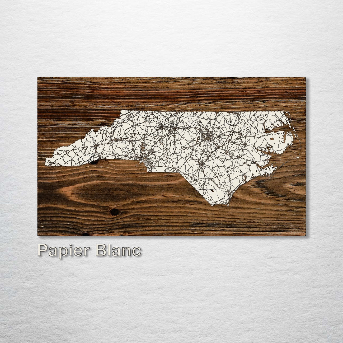 North Carolina Isolated Map