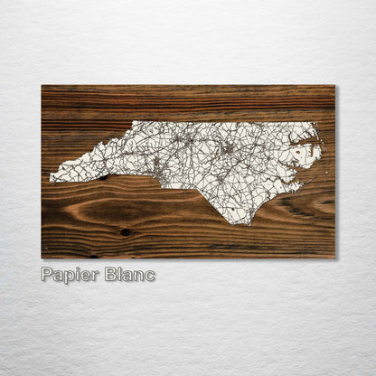 North Carolina Isolated Map