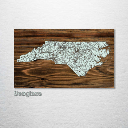 North Carolina Isolated Map