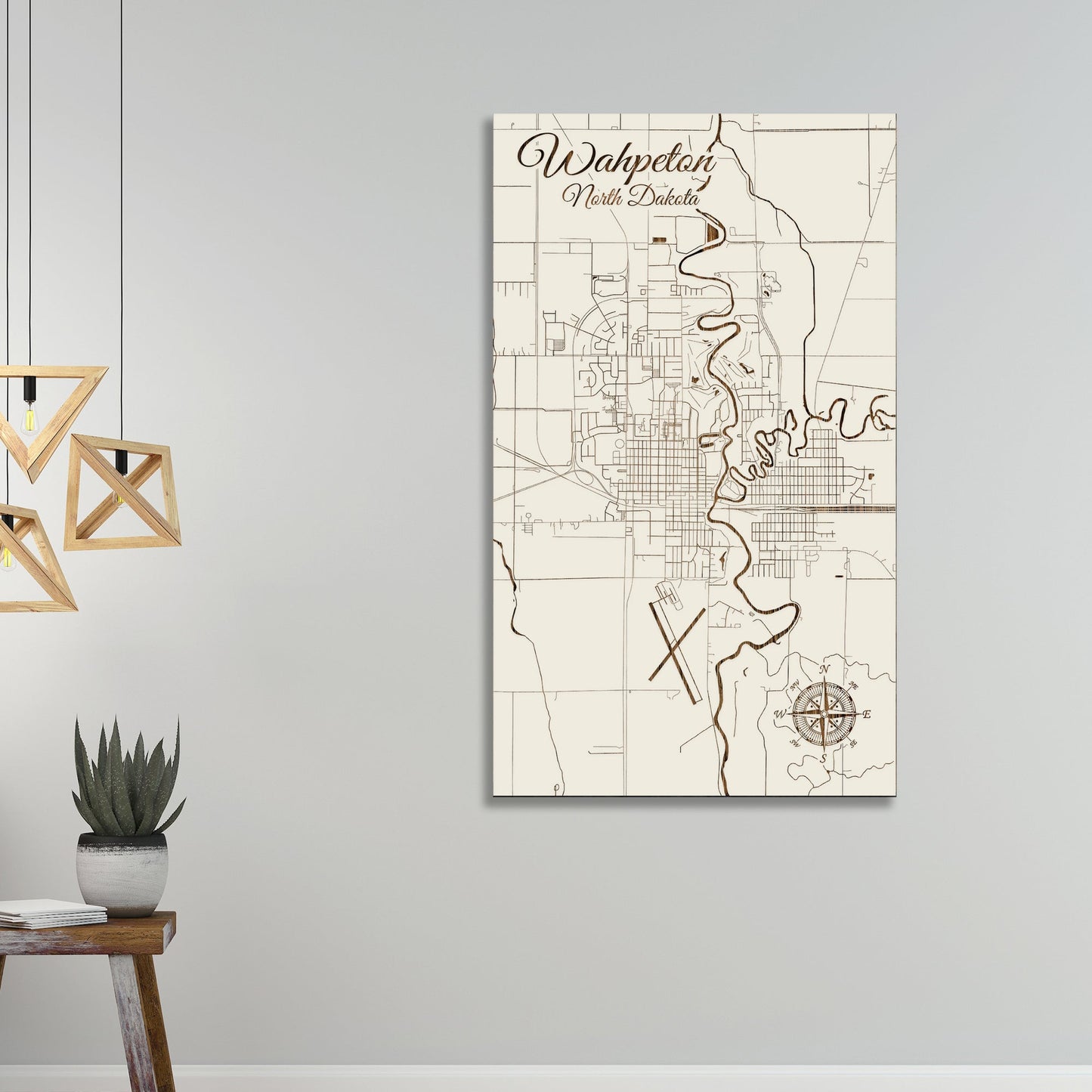 Wahpeton, North Dakota Street Map