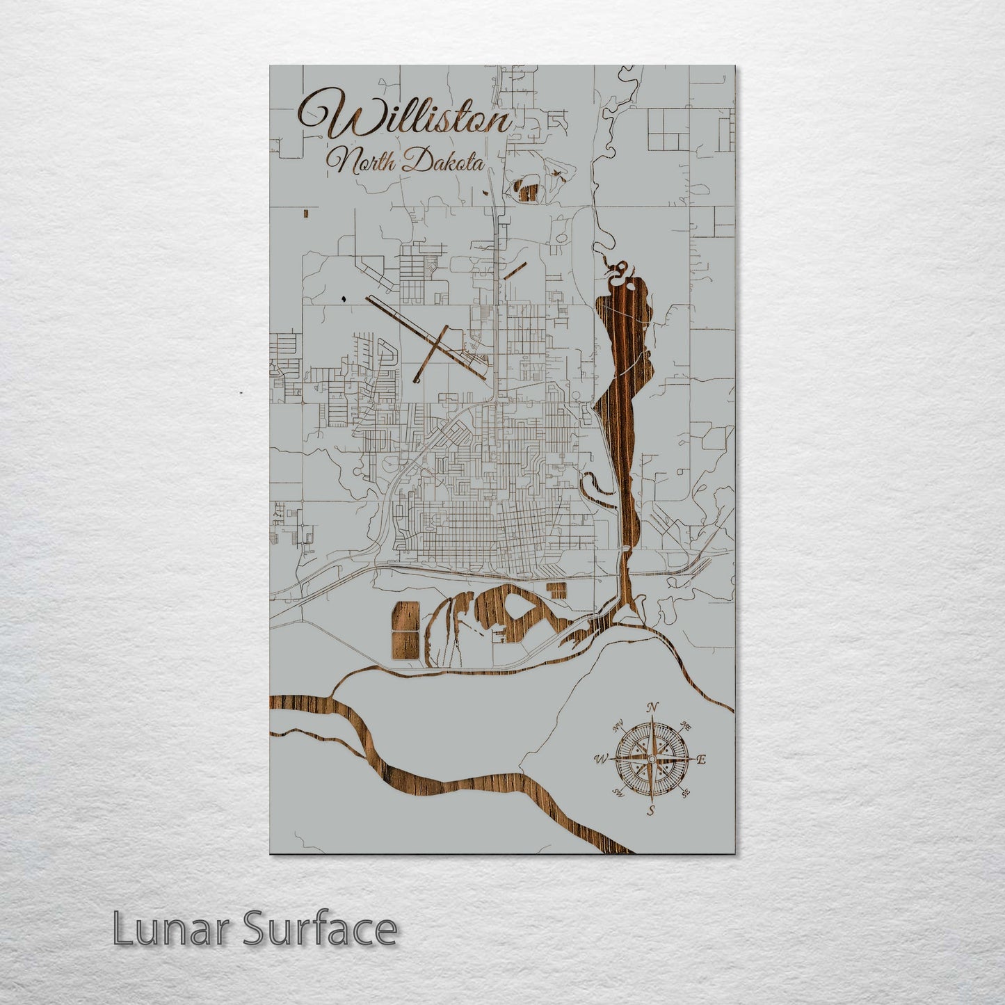 Williston, North Dakota Street Map