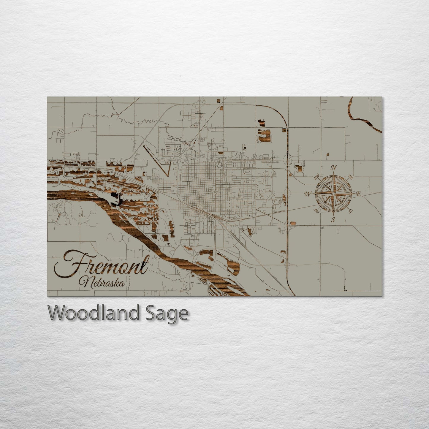 Fremont, Nebraska Street Map