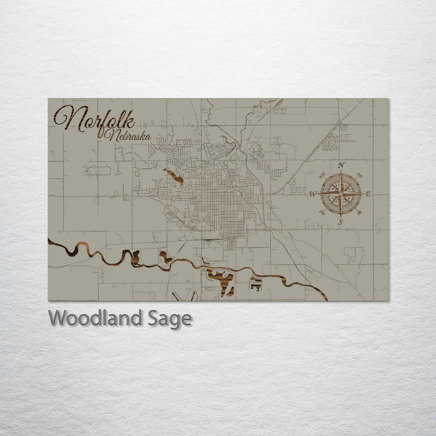 Norfolk, Nebraska Street Map