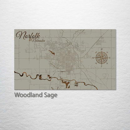 Norfolk, Nebraska Street Map