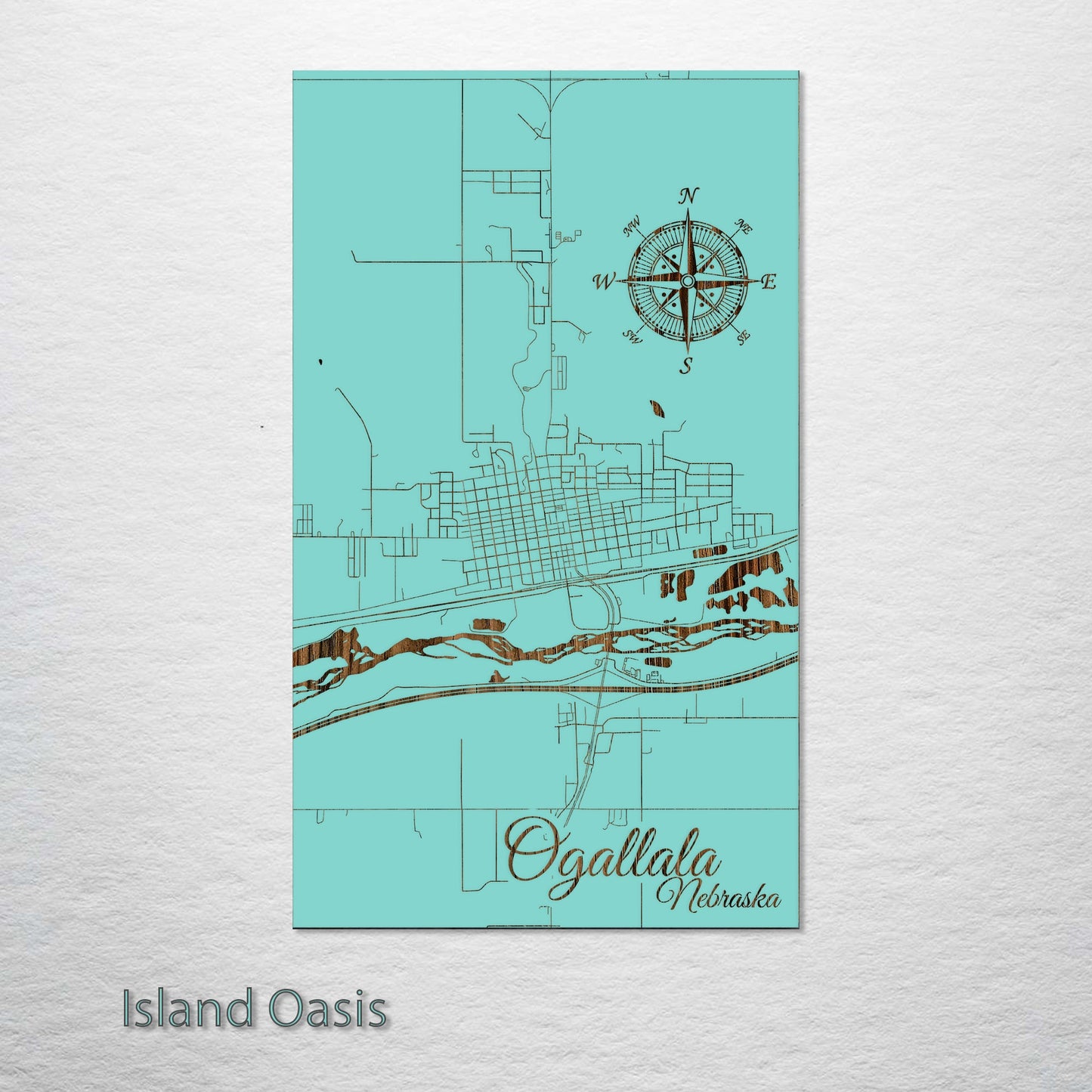 Ogallala, Nebraska Street Map