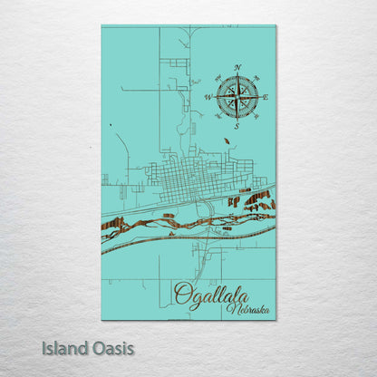 Ogallala, Nebraska Street Map