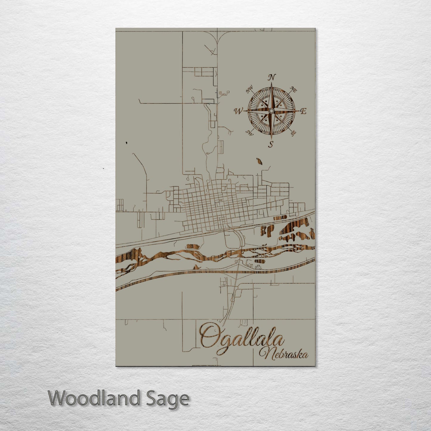 Ogallala, Nebraska Street Map