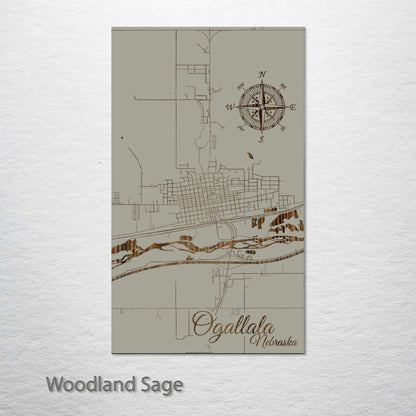 Ogallala, Nebraska Street Map