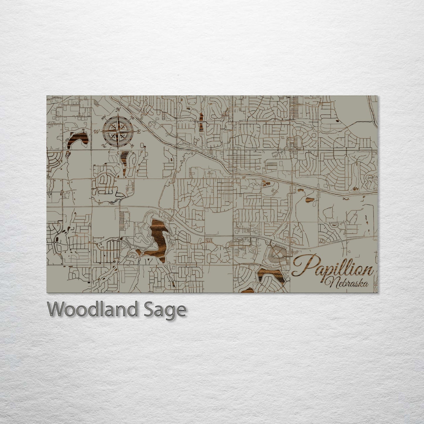 Papillion, Nebraska Street Map