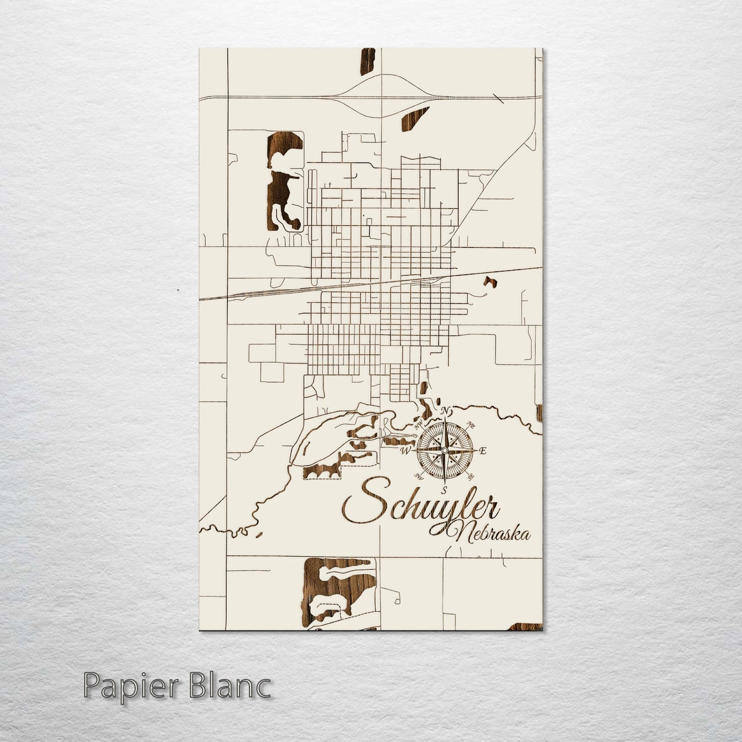Schuyler, Nebraska Street Map
