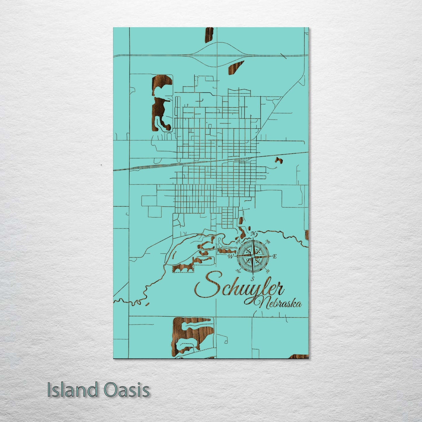 Schuyler, Nebraska Street Map