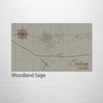 Sidney, Nebraska Street Map