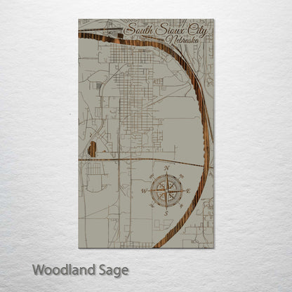 South Sioux City, Nebraska Street Map