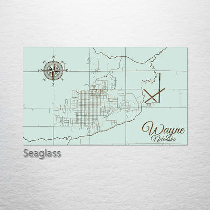 Wayne, Nebraska Street Map