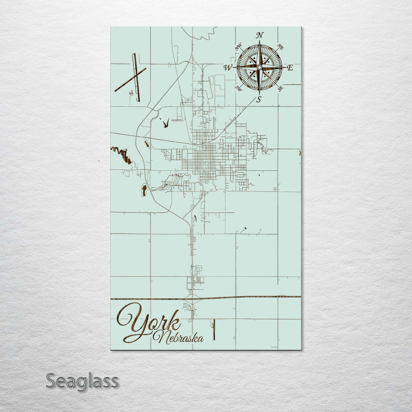York, Nebraska Street Map