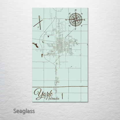 York, Nebraska Street Map