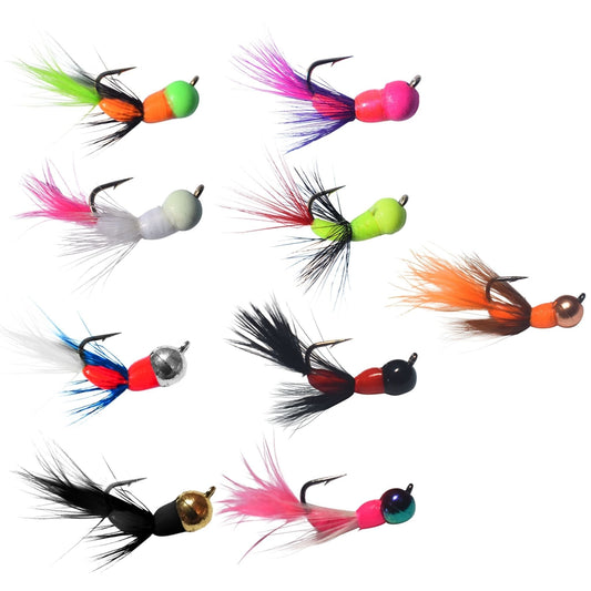 9 PACK - AKUA JIG TUNGSTEN SERIES FLARE