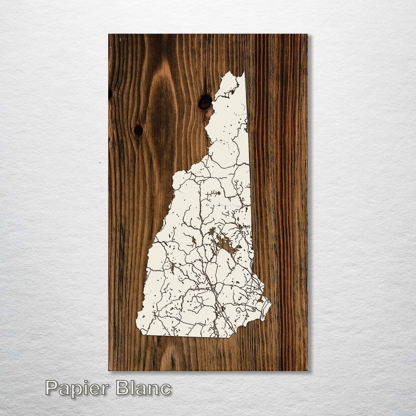 New Hampshire Isolated Map