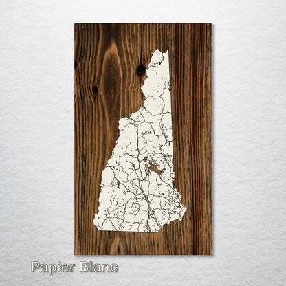 New Hampshire Isolated Map