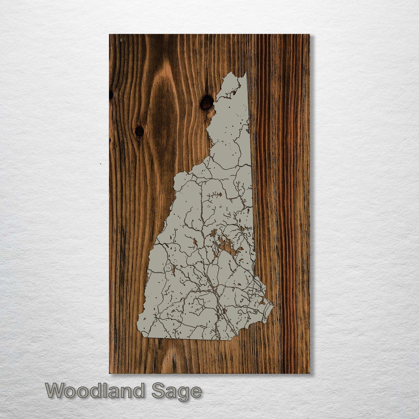 New Hampshire Isolated Map