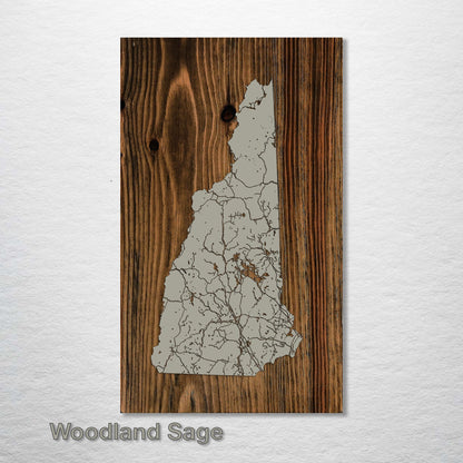 New Hampshire Isolated Map