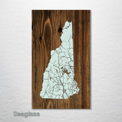 New Hampshire Isolated Map