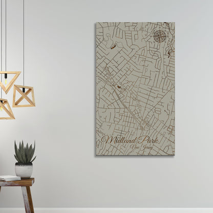 Midland Park, New Jersey Street Map