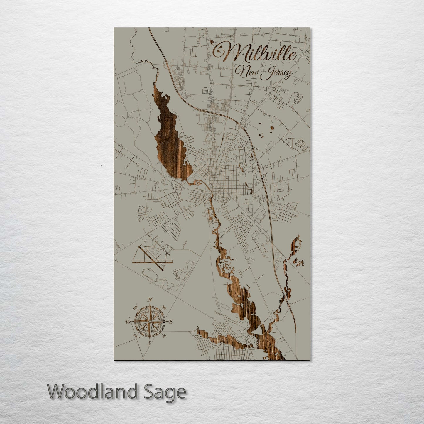 Millville, New Jersey Street Map