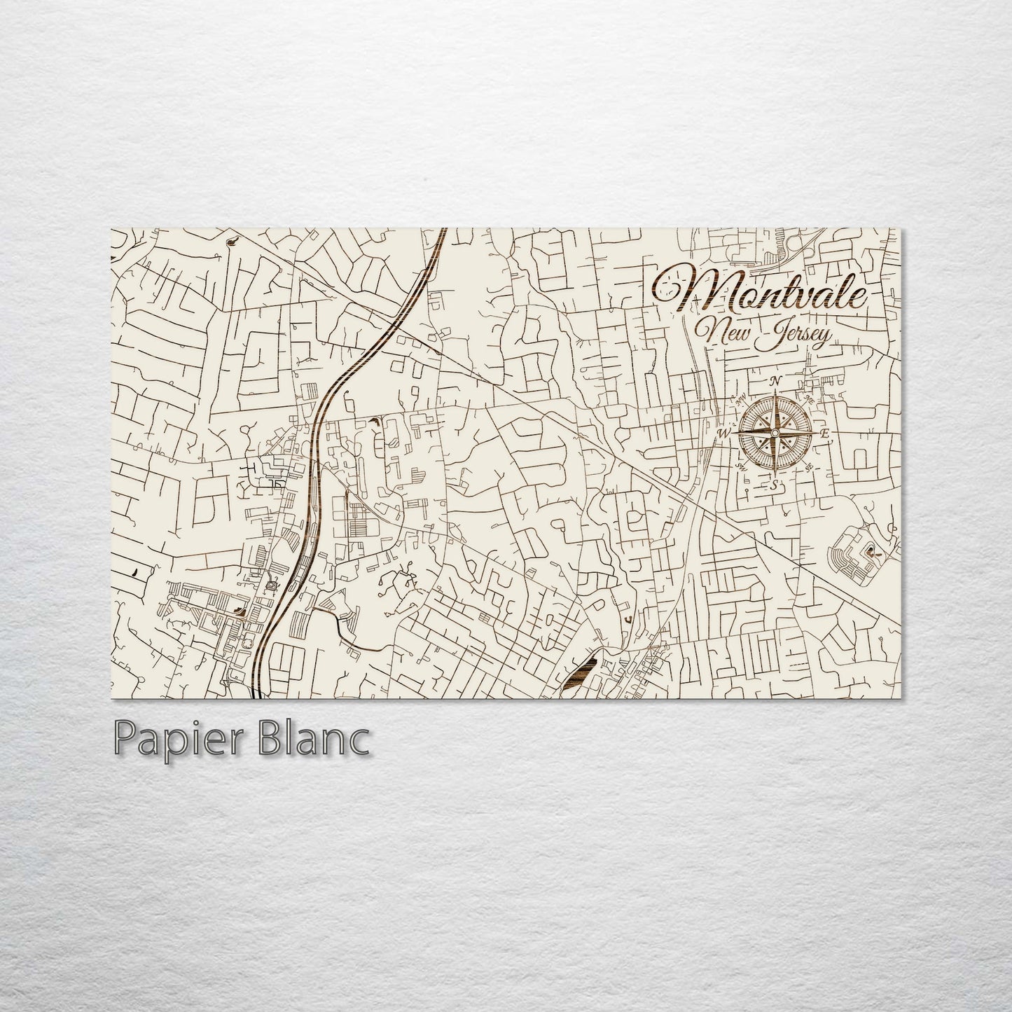 Montvale, New Jersey Street Map
