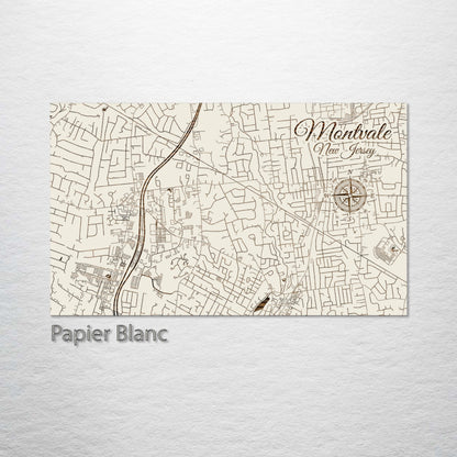 Montvale, New Jersey Street Map