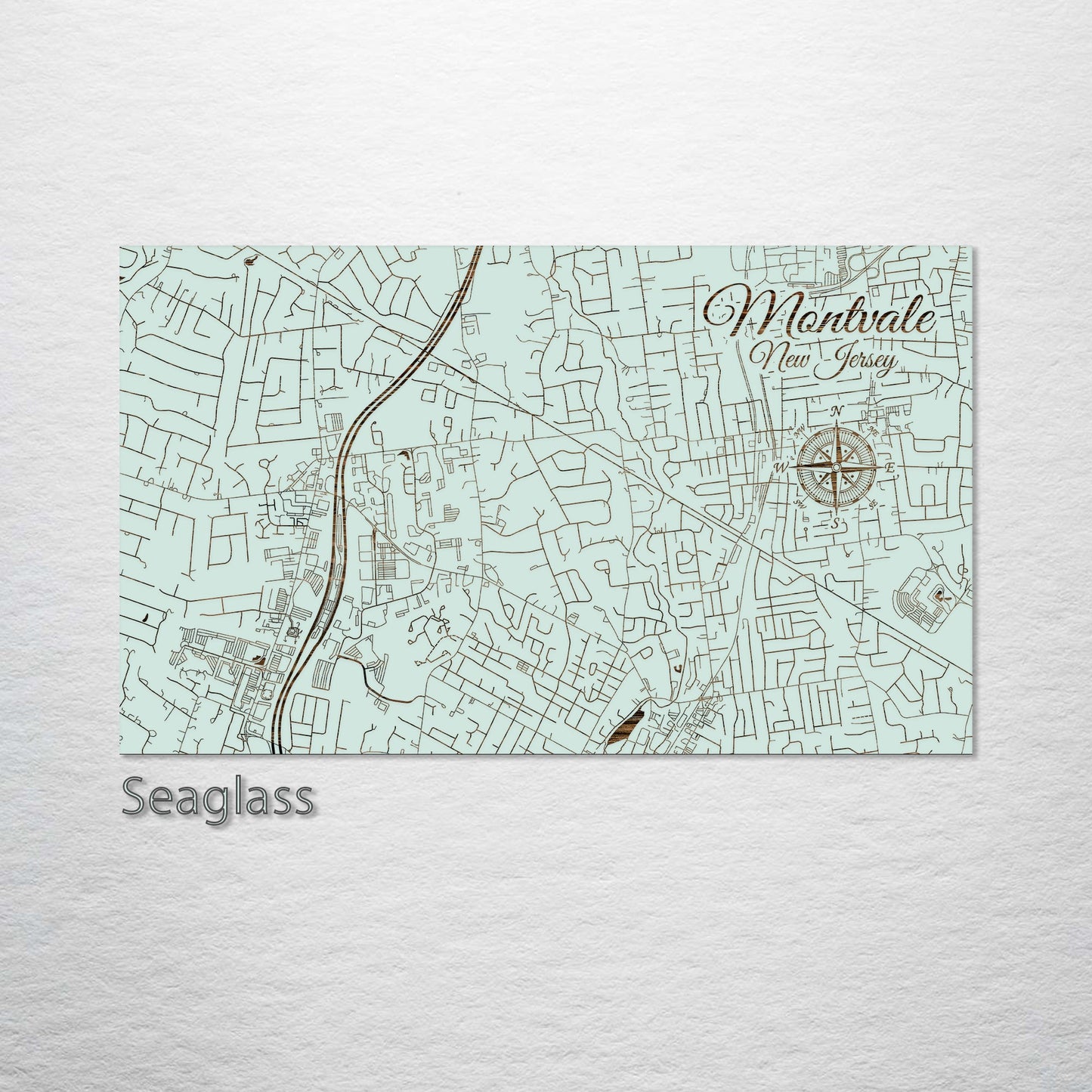 Montvale, New Jersey Street Map