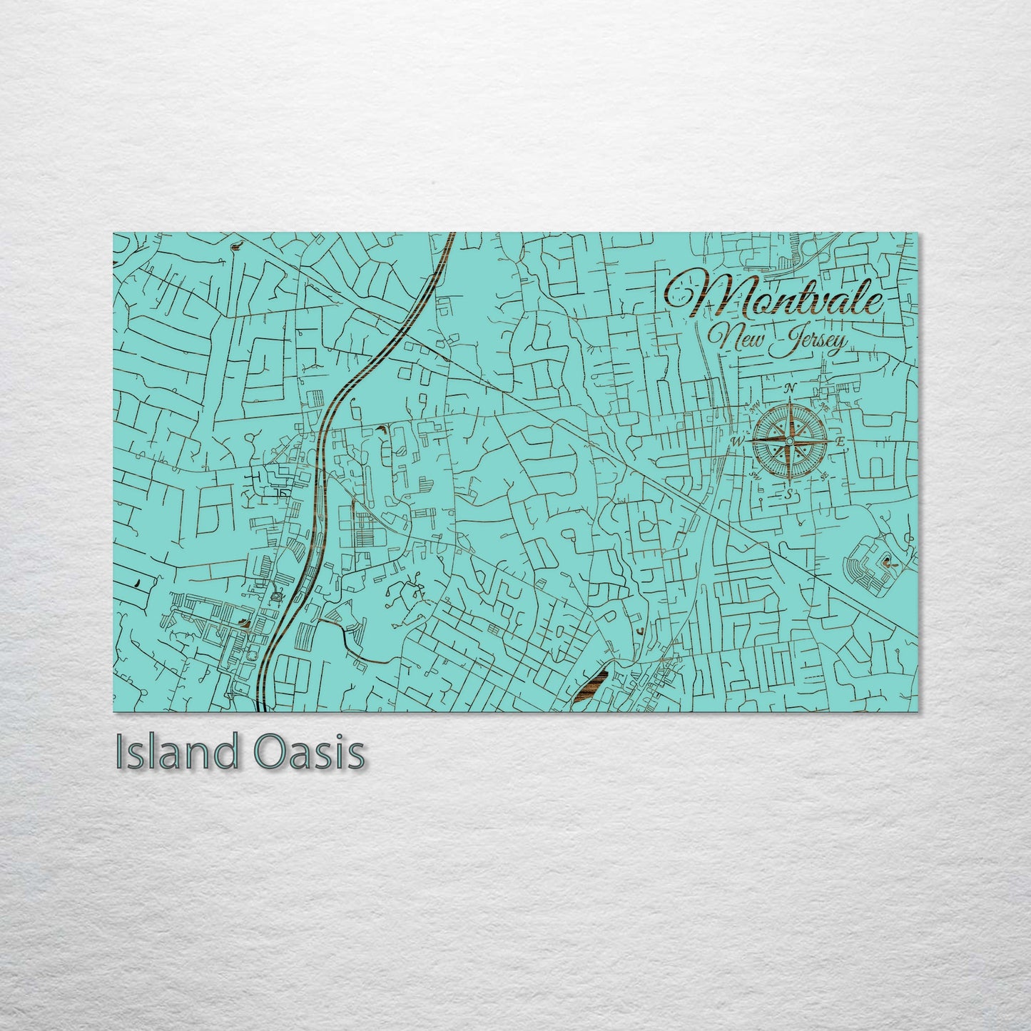 Montvale, New Jersey Street Map