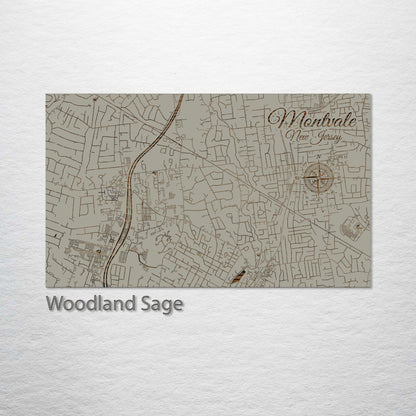 Montvale, New Jersey Street Map