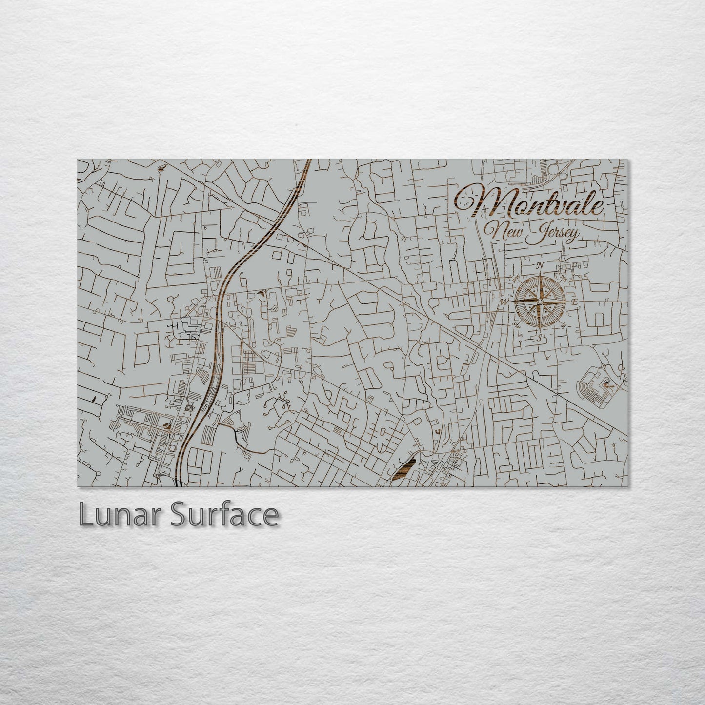 Montvale, New Jersey Street Map