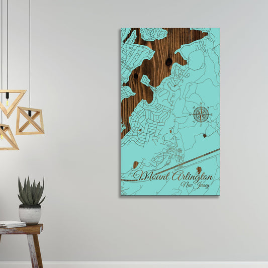 Mount Arlington, New Jersey Street Map